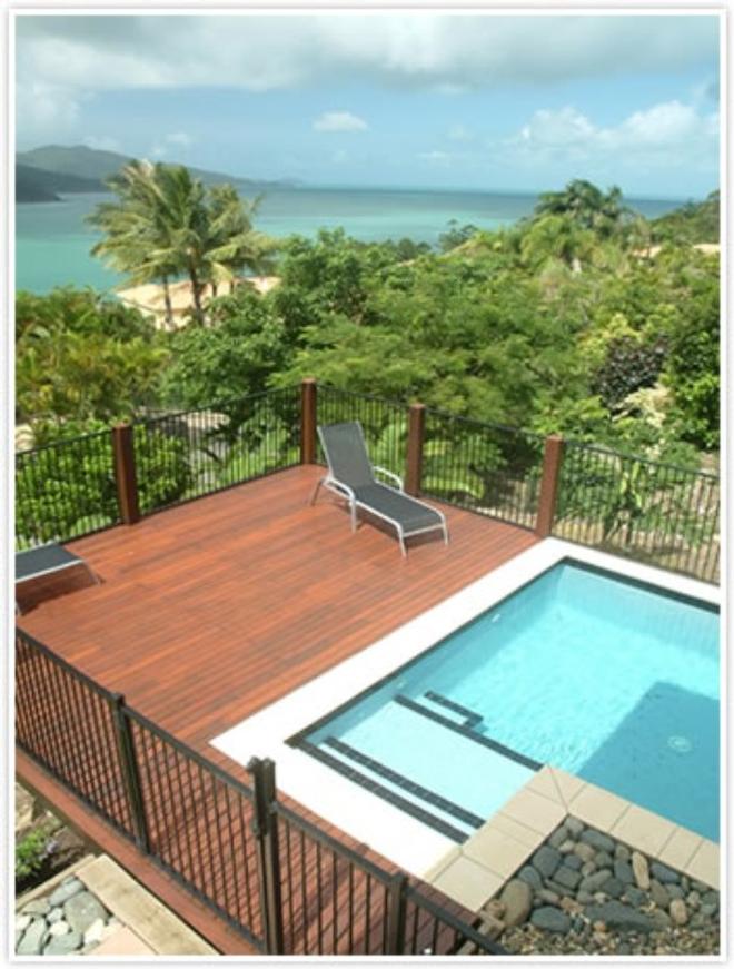 Enjoy the private pool that Whitsunday Views 1 has to offer! &copy; Kristie Kaighin http://www.whitsundayholidays.com.au